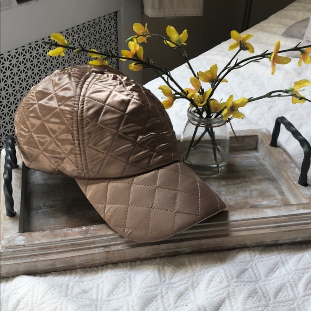 Gold Quilted Hat